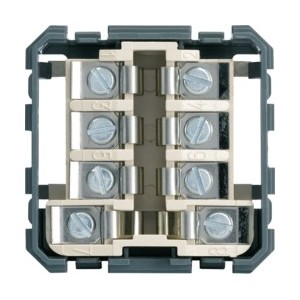 Prise téléphone T 2 modules - APPAREILLAGE MURAL GALLERY HAGER WXF200