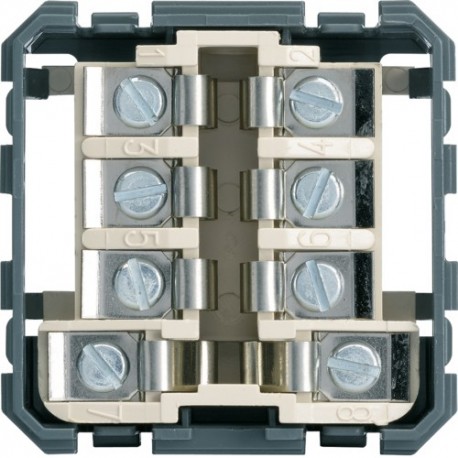 Prise téléphone T 2 modules - APPAREILLAGE MURAL GALLERY HAGER WXF200