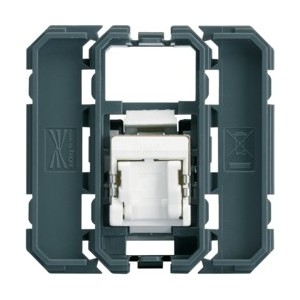 Prise RJ45 cat.5E FTP - APPAREILLAGE MURAL GALLERY HAGER WXF222