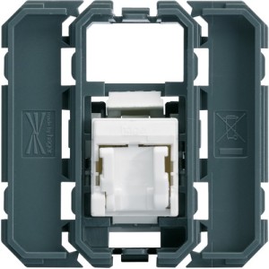 Prise RJ45 cat.6 UTP - APPAREILLAGE MURAL GALLERY HAGER WXF225