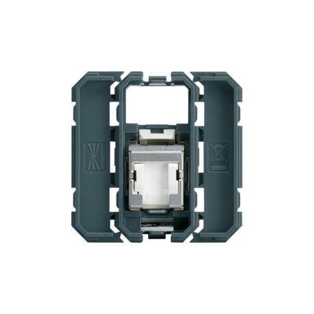 Prise RJ45 cat.6 STP - APPAREILLAGE MURAL GALLERY HAGER WXF226