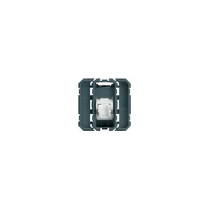 RJ45 cat.6 FTP 2M incline 45° - APPAREILLAGE MURAL GALLERY HAGER WXF231