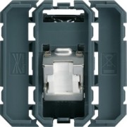 RJ45 cat.6 STP 2M incline 45° - APPAREILLAGE MURAL GALLERY HAGER WXF232