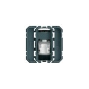 RJ45 cat.6A STP 2M incline 45° - APPAREILLAGE MURAL GALLERY HAGER WXF233