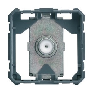 Prise TV type F 2M - APPAREILLAGE MURAL GALLERY HAGER WXF258