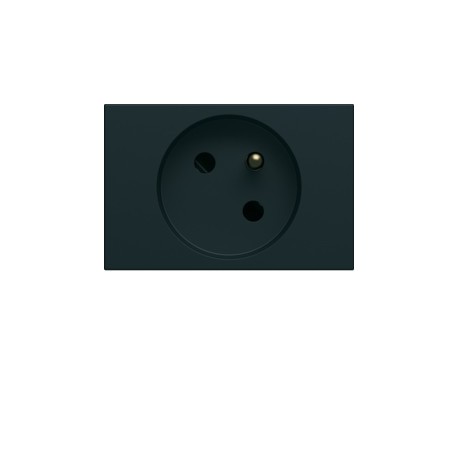 PC goulotte 2P+T 16A night - APPAREILLAGE MURAL GALLERY HAGER WXF421N