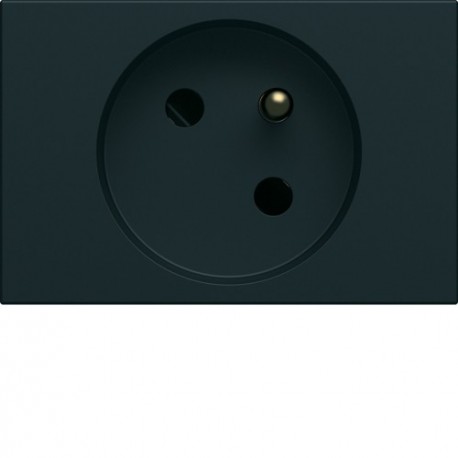 PC goulotte 2P+T 16A night - APPAREILLAGE MURAL GALLERY HAGER WXF421N