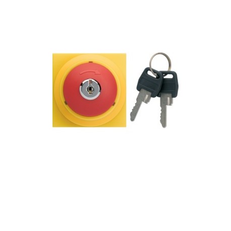 Arrêt d'urgence clé - APPAREILLAGE MURAL GALLERY HAGER WXF610