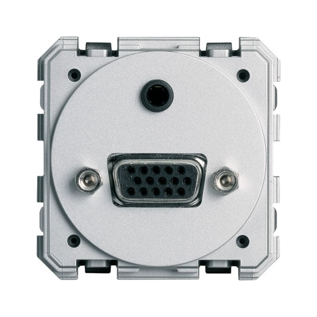 SUB-D 15 (VGA+minijack) a vis - APPAREILLAGE MURAL GALLERY HAGER WXF641