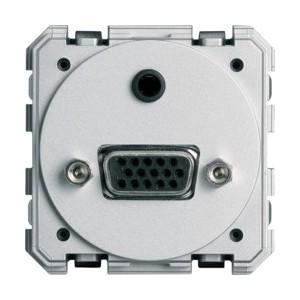 SUB-D 15 (VGA+minijack) a vis - APPAREILLAGE MURAL GALLERY HAGER WXF641