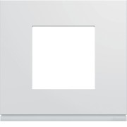 Plaque plastique injecté 1 poste pure GALLERY - HAGER WXP0002
