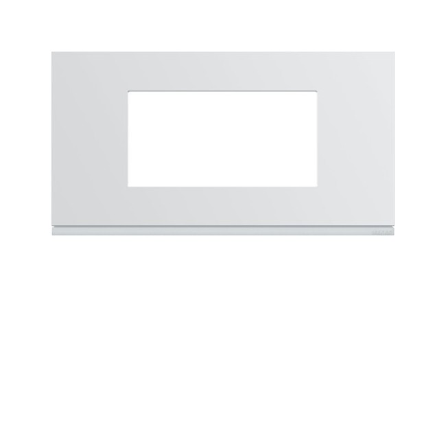 Plaque plast 4M E71 pure - APPAREILLAGE MURAL GALLERY HAGER WXP0004