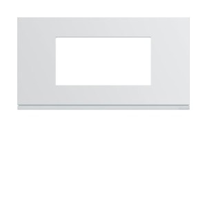 Plaque plast 4M E71 pure - APPAREILLAGE MURAL GALLERY HAGER WXP0004