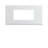 Plaque plast 4M E71 pure - APPAREILLAGE MURAL GALLERY HAGER WXP0004