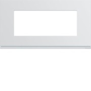 Plaque plast 5M E71 pure - APPAREILLAGE MURAL GALLERY HAGER WXP0005