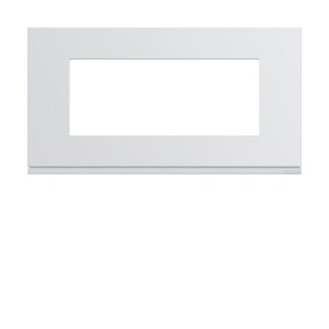 Plaque plast 5M E71 pure - APPAREILLAGE MURAL GALLERY HAGER WXP0005