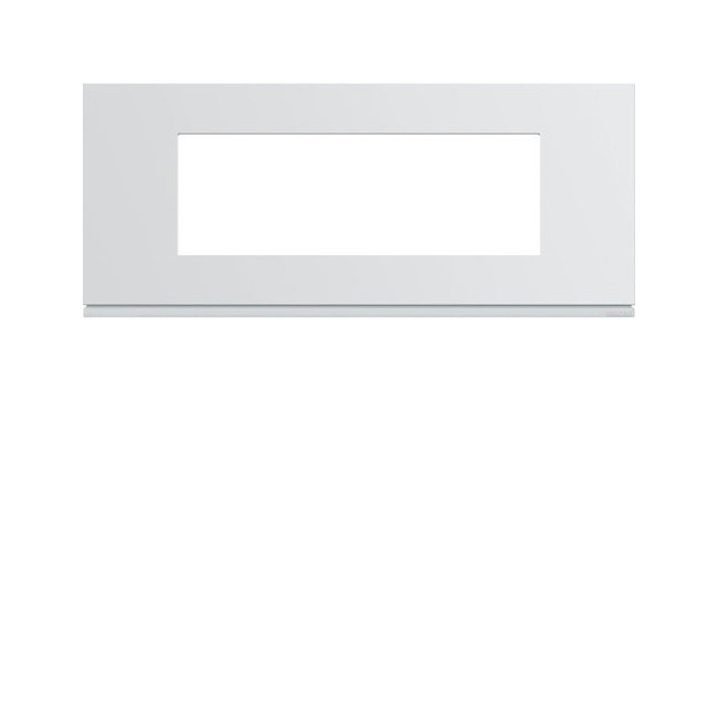 Plaque plast 6M E57 pure - APPAREILLAGE MURAL GALLERY HAGER WXP0006