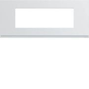 Plaque plast 6M E57 pure - APPAREILLAGE MURAL GALLERY HAGER WXP0006