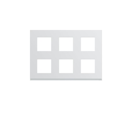 Plaque plast 2x3x2M pure - APPAREILLAGE MURAL GALLERY HAGER WXP0086