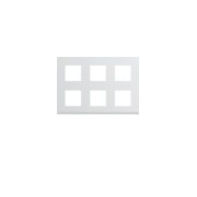 Plaque plast 2x3x2M pure - APPAREILLAGE MURAL GALLERY HAGER WXP0086