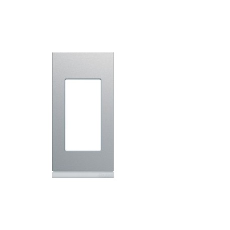 Plaque 1M titane - APPAREILLAGE MURAL GALLERY HAGER WXP0101