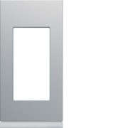 Plaque 1M titane - APPAREILLAGE MURAL GALLERY HAGER WXP0101