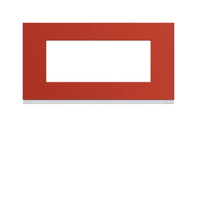 Plaque 5M E71 eglantine - APPAREILLAGE MURAL GALLERY HAGER WXP0605