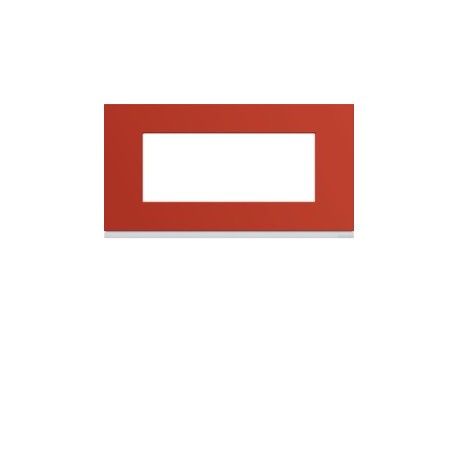 Plaque 5M E71 eglantine - APPAREILLAGE MURAL GALLERY HAGER WXP0605