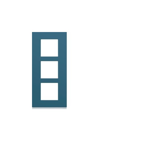 Plaque plastique3P V57 river - APPAREILLAGE MURAL GALLERY HAGER WXP0723