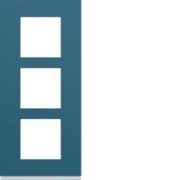 Plaque plastique3P V57 river - APPAREILLAGE MURAL GALLERY HAGER WXP0723