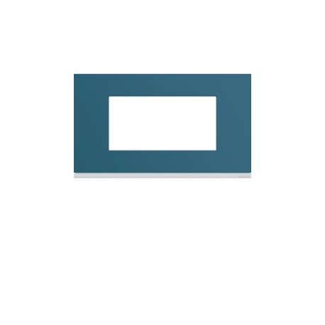 Plaque plastique4M E57 river - APPAREILLAGE MURAL GALLERY HAGER WXP0734