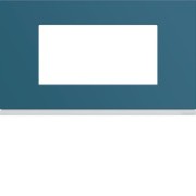 Plaque plastique4M E57 river - APPAREILLAGE MURAL GALLERY HAGER WXP0734