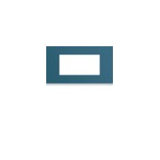 Plaque plastique4M E57 river - APPAREILLAGE MURAL GALLERY HAGER WXP0734