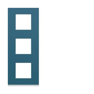 Plaque plastique3P V71 river - APPAREILLAGE MURAL GALLERY HAGER WXP0743