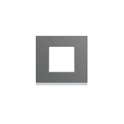 Plaque plastique 1P taupe - APPAREILLAGE MURAL GALLERY HAGER WXP0902