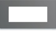 Plaque plastique 5M E71 taupe - APPAREILLAGE MURAL GALLERY HAGER WXP0905