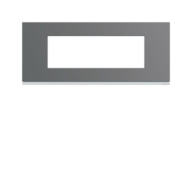Plaque plastique 6M E57 taupe - APPAREILLAGE MURAL GALLERY HAGER WXP0906