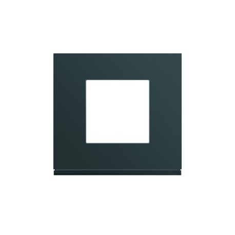 Plaque plastique 1P anthr - APPAREILLAGE MURAL GALLERY HAGER WXP1002