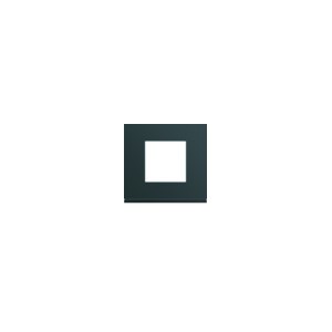 Plaque plastique 1P anthr - APPAREILLAGE MURAL GALLERY HAGER WXP1002