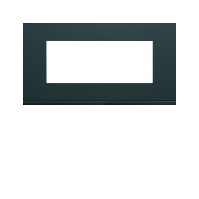 Plaque plastique 5M E71 anthr - APPAREILLAGE MURAL GALLERY HAGER WXP1005