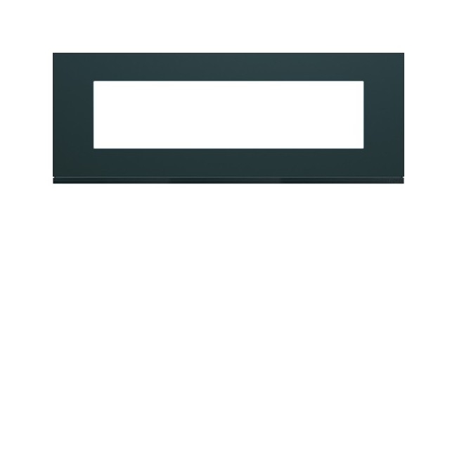 Plaque plastique 8M E71 anthr - APPAREILLAGE MURAL GALLERY HAGER WXP1008