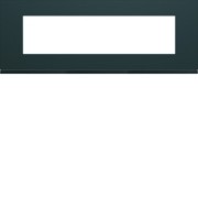 Plaque plastique 8M E71 anthr - APPAREILLAGE MURAL GALLERY HAGER WXP1008