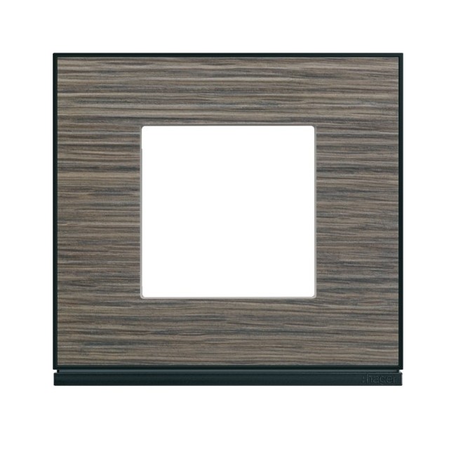 Plaque 1P pecan - APPAREILLAGE MURAL GALLERY HAGER WXP2402