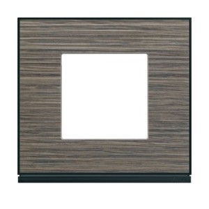 Plaque 1P pecan - APPAREILLAGE MURAL GALLERY HAGER WXP2402