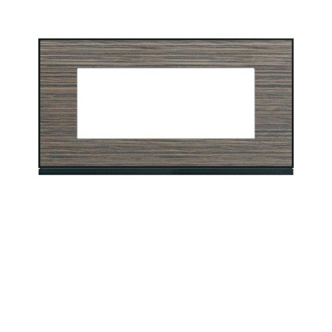 Plaque 5M E71 pecan - APPAREILLAGE MURAL GALLERY HAGER WXP2405