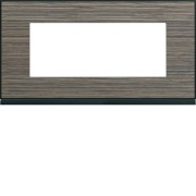 Plaque 5M E71 pecan - APPAREILLAGE MURAL GALLERY HAGER WXP2405