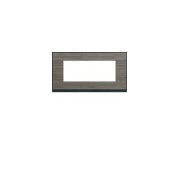 Plaque 5M E71 pecan - APPAREILLAGE MURAL GALLERY HAGER WXP2405