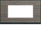 Plaque 4M E57 pecan - APPAREILLAGE MURAL GALLERY HAGER WXP2434