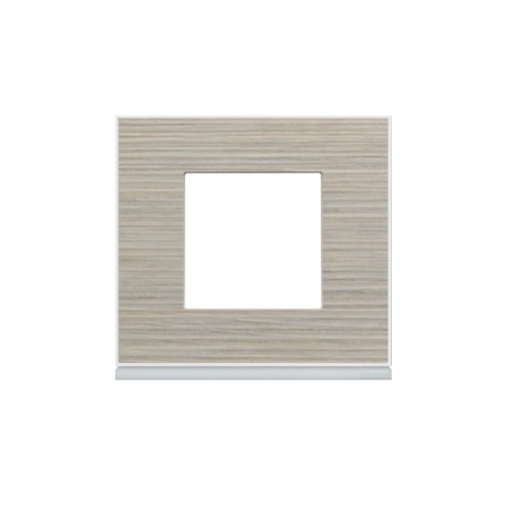 Plaque 1P latté - APPAREILLAGE MURAL GALLERY HAGER WXP2502