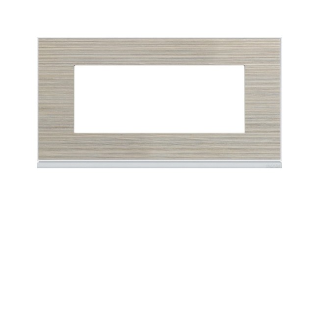 Plaque 5M E71 latté - APPAREILLAGE MURAL GALLERY HAGER WXP2505